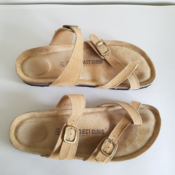 Project Cloud Lian Genuine Leather Memory Foam Sandals Size 10 - Picture 5 of 10